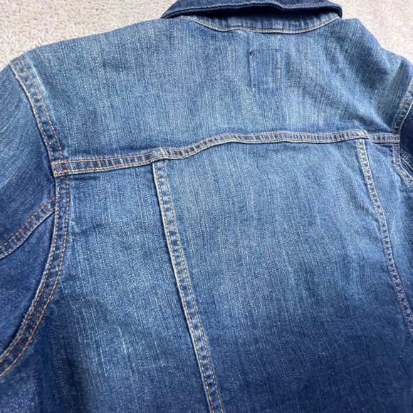 Gap Denim Jacket Womens Large 1969 Medium Wash Trucker Jean Jacket Classic - Picture 15 of 15